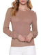 Guess Women's Long Sleeve Pullover Beige