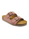 Leather Women's Flat Sandals Anatomic Afelpado Antique