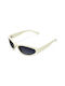 Meller Bron Sunglasses with Off White Carbon Plastic Frame and Gray Polarized Lens BR-OFFWHITECAR