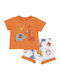 Kids' Set with Shorts Summer 2pcs Orange