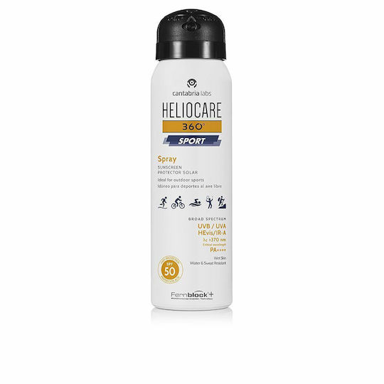 Cantabria labs Heliocare 360 Sport Waterproof Sunscreen Cream Body SPF50 in Spray 100ml