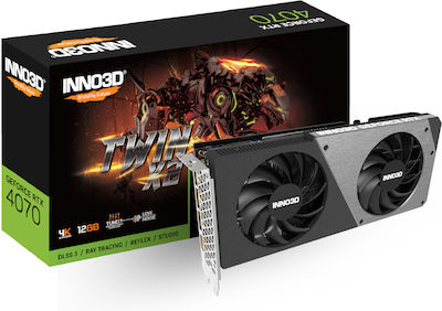 Inno 3D GeForce RTX 4070 12GB GDDR6X TWIN X2 Κάρτα Γραφικών