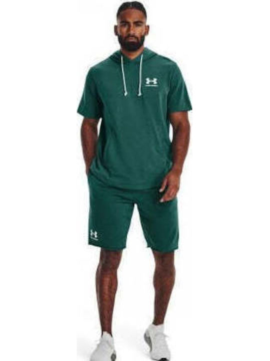 Rival Terry Men's Athletic Shorts Coastal Teal / Onyx White