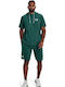 Rival Terry Men's Athletic Shorts Coastal Teal / Onyx White