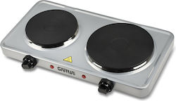 G3Ferrari Enamel Countertop Double Burner Inox