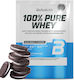 Biotech USA 100% Pure Whey With Concentrate, Isolate, Glutamine & BCAAs Πρωτεΐνη Ορού Γάλακτος Χωρίς Γλουτένη με Γεύση Black Biscuit 28gr