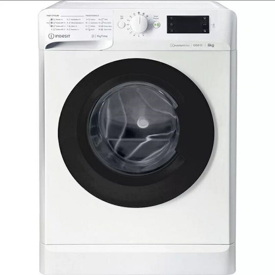 Indesit MTWSE 61294 WK EE Πλυντήριο Ρούχων 6kg 1200 Στροφών