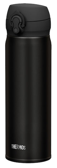 Thermos Ultralight Μπουκάλι Θερμός Ανοξείδωτο BPA Free 500ml Μαύρο με Επιστόμιο