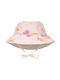 Laessig Kids' Hat Bucket Fabric Sunscreen Pink