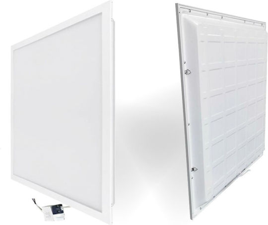 Lucas Квадрат Вграден LED Панел 48W с Неутрално бяло Светлина 4000К 60x60см.