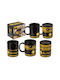 Flughafen Becher Keramik Schwarz 300ml