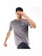 Be:Nation Men's Short Sleeve T-shirt Gray