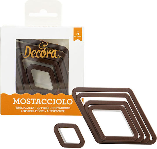 Decora Plastic Cookie Cutter 5pcs