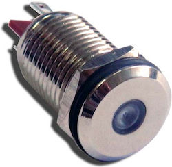 KAL Electronics Ενδεικτική Λυχνία Βιομηχανικού Τύπου Πράσινη PN12-P-N-D-G-12V