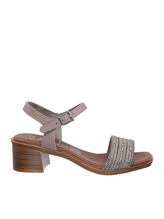 Din piele Sandale Taupe