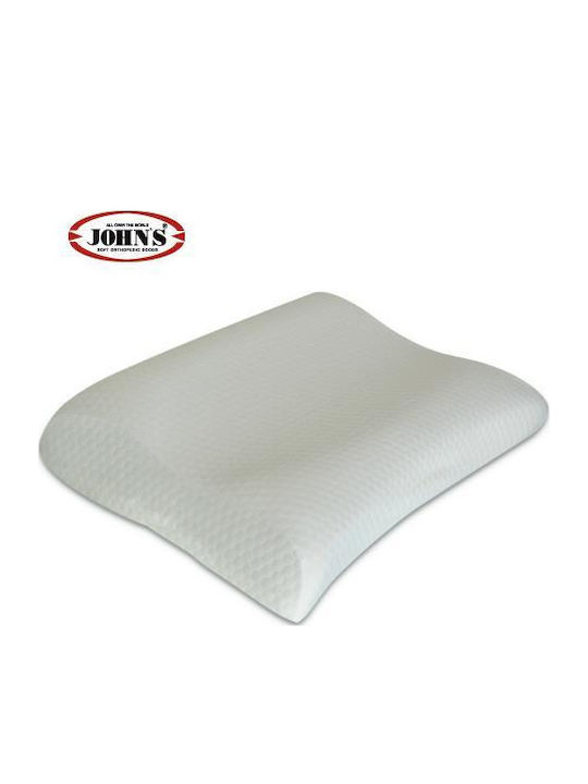 Johns Висока Яка Възглавница За Спане Мемори Пяна Анатомична 57x42x11см
