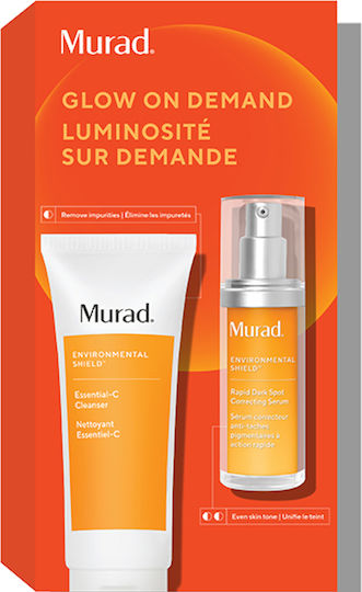 Murad Glow On Demand Skin Care Set for Facial Cleaning & Brightening