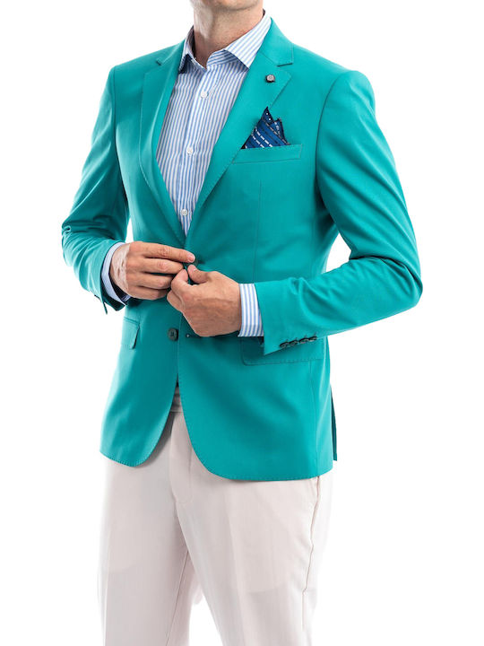 Vittorio Artist Summer Men’s Suit Jacket with R...