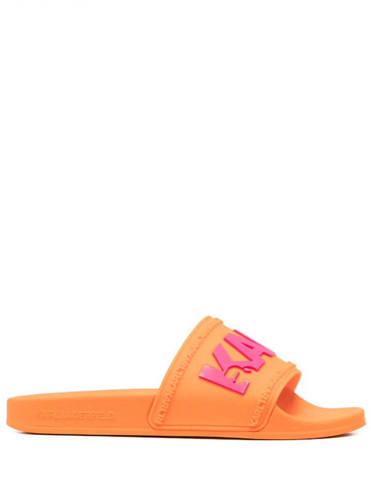 Karl Lagerfeld Frauen Flip Flops in Orange Farbe