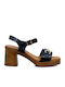 Leather Sandals Black