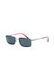 Armani Exchange Sonnenbrillen mit Gray Rahmen und Blau Linse AX2044S 600087