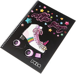 Polo Spiral Notebook Ruled A4 120 Sheets 4 Subj...
