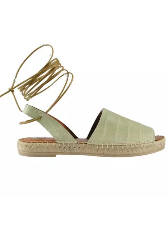 Commanchero Original Women's Flat Sandals in Green Color