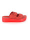 Platforme Dama în Tip Slip On Roșii