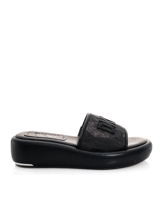 Odina Women's Platforms Summer Slippers Style Black