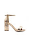 Envie Shoes Γυναικεία Πέδιλα σε Χρυσό Χρώμα