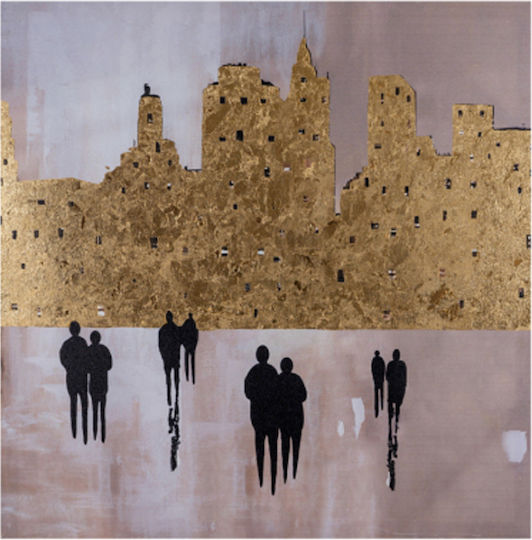 Zen Collection Πίνακας σε Καμβά 60x60cm