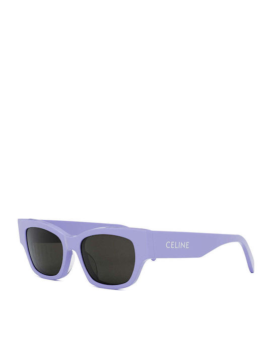 Celine Women's Sunglasses with Purple Plastic Frame and Gray Lens CL40197U-78A