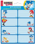 Grupo Erik Notebook Labels The Hedgehog 16pcs