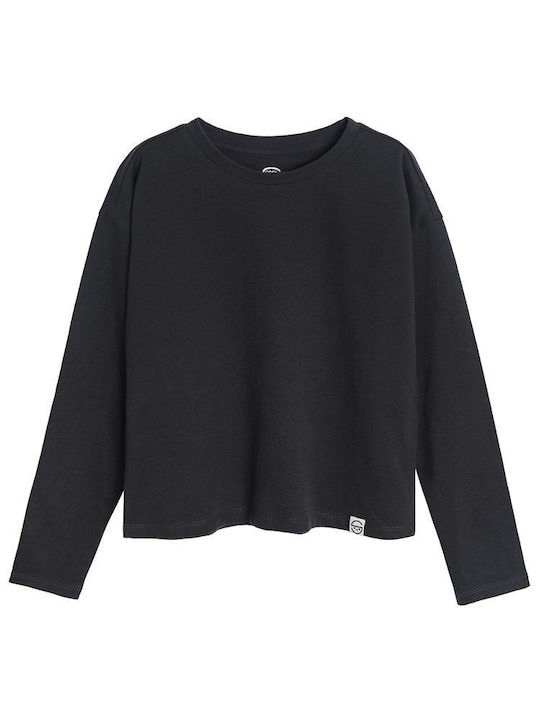 Long-sleeved blouse black crop GARY CCG2522591