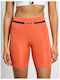 BodyTalk Women's Bike Legging High Waisted Orange