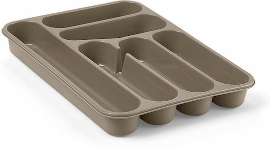 Tăvi Pentru Tacâmuri De Sertar Blim Plastic 39.5x38x5.5cm Gri