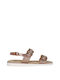 Exe Girls Sandals with Adjustable Metal Clasp Pink