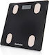 Norditalia Smart Badezimmerwaage 180kg mit Körperfettmessung & Bluetooth Schwarze BI-150