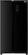 Frigider tip dulap 442lt Total NoFrost Î177xL90xA59cm. Negru -427-SBS-03/N