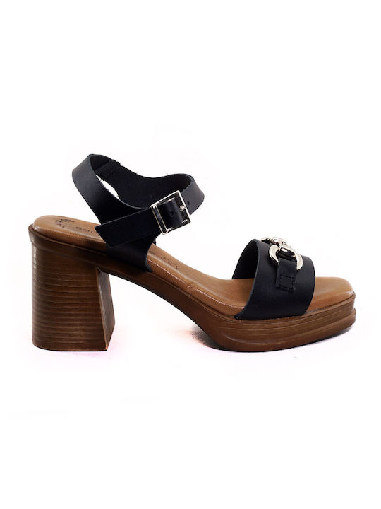 SANDALE SANDRA COVES NEGRU - 3608 NEGRU