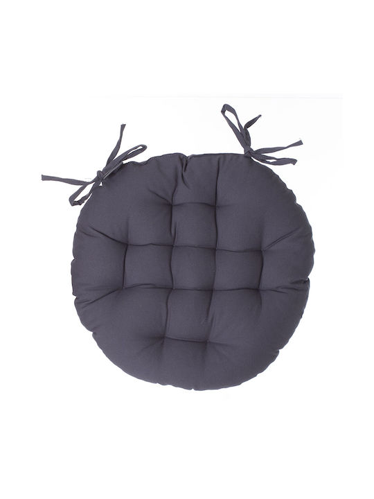 Atmosphera Perna Scaunului Pentru Scaune De Grădină Rotund Gri Închis 38x38cm