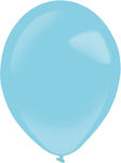 Set of 50 Balloons Latex Blue 35cm Caribbean Blue