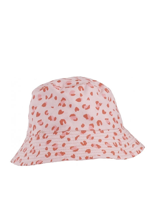 Fresk Palarie Copii Bucket Tesatura Cu Protectie Solara Old Pink Leopard Roz