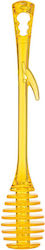 Plastic Honey Spoon Yellow