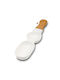 Nava Porcelain Dessert Divided Serving Plate with 2 Slots White
