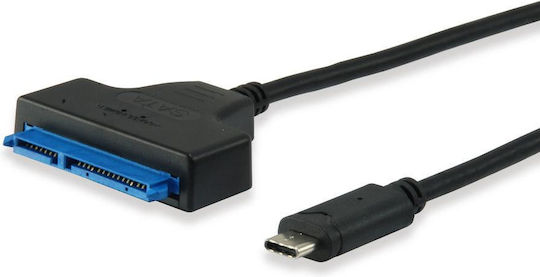 Equip 133456 USB C Male to SATA Male Adapter Μαύρο