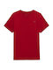 4F Herren T-Shirt Kurzarm Rot