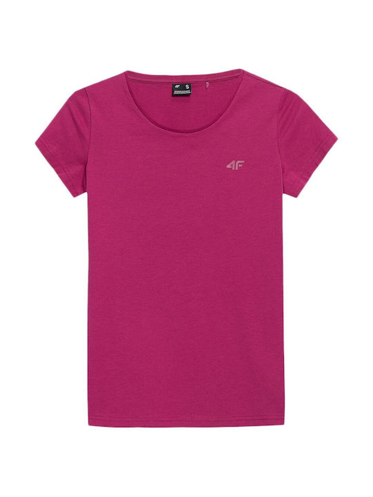 4F Damen Sport T-Shirt Fuchsie