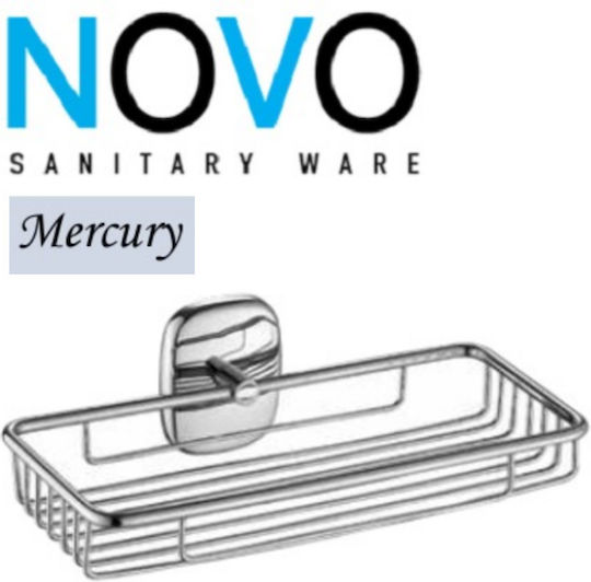 Viospiral Επιτοίχια Σπογγοθήκη Mercury Ασημί