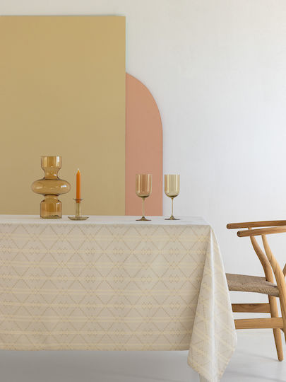 Palamaiki Tablecloth Stain Resistant Lupo Beige 175x320cm